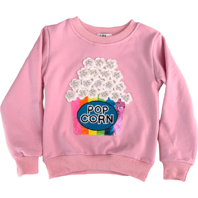 Pink Pearls and Popcorn Sweatshirt