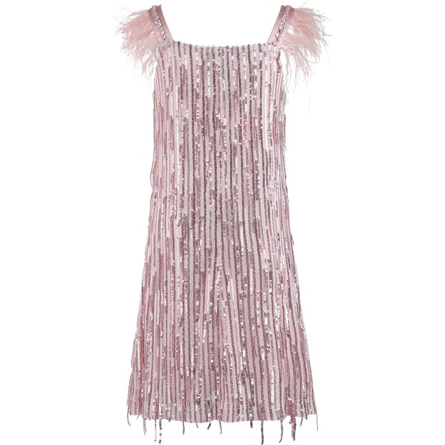 Mila Feather Party Dress - Dresses - 1