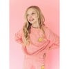 Pink Bright Smile Patch Fuzzy Set - Mixed Apparel Set - 2