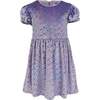 Lavender Sky Velour Dress - Dresses - 1 - thumbnail