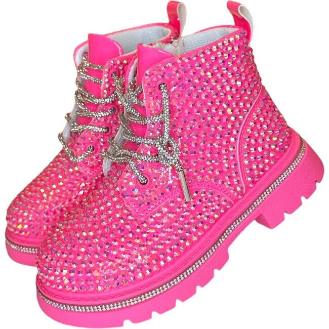 Hot Pink Sparkle Boots