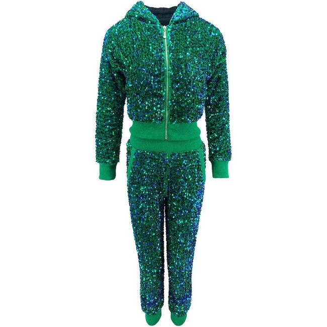 Emerald Sparkle Sequin Set