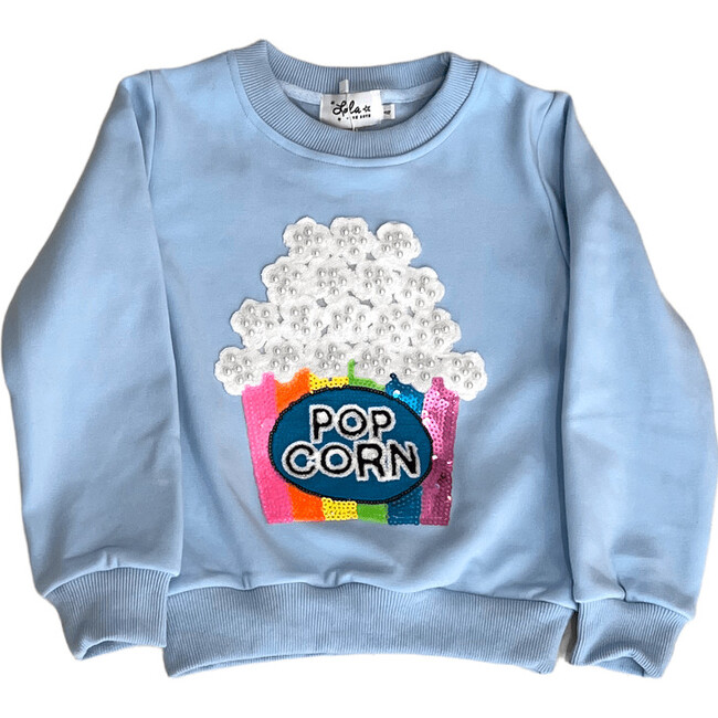 Blue Pearls and Popcorn Sweatshirt