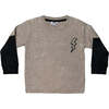 Kids Long Sleeve 2FER Enzyme Tee, Checker Bolt - Shirts - 1 - thumbnail