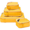 Monogrammable Packing Cube Quad, Canyon Yellow - Bags - 1 - thumbnail