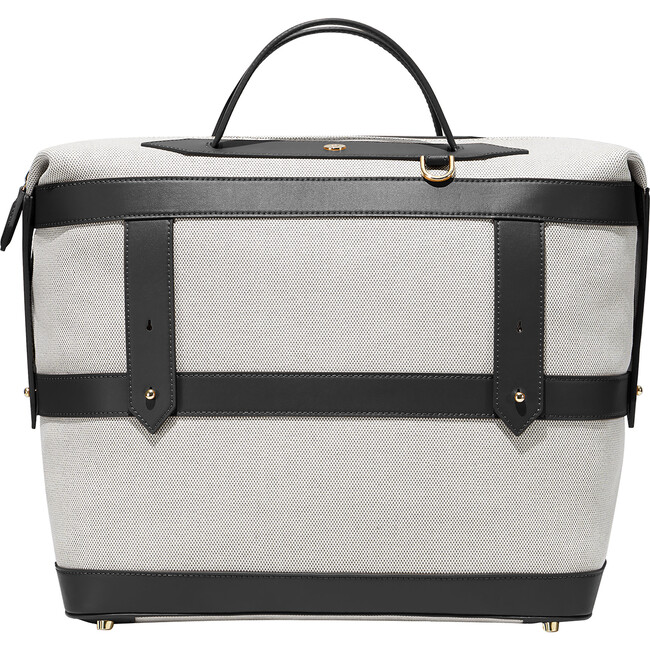 Monogrammable Weekender, Domino Black