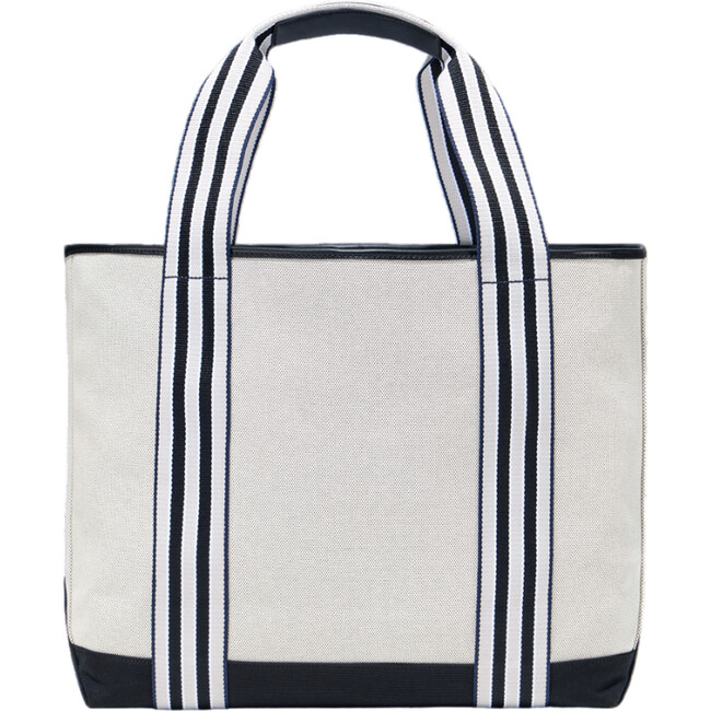 Monogrammable Cabana Tote, Domino - Bags - 3