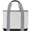 Monogrammable Cabana Tote, Domino - Bags - 3