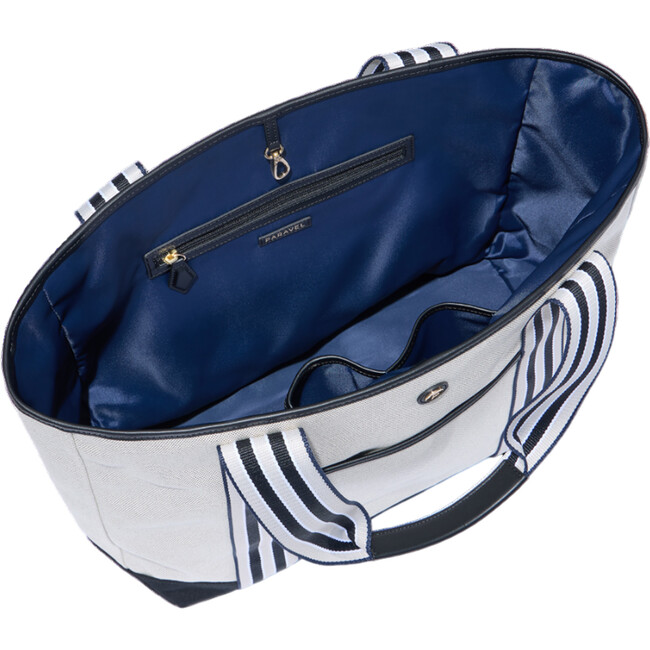 Monogrammable Cabana Tote, Domino - Bags - 4