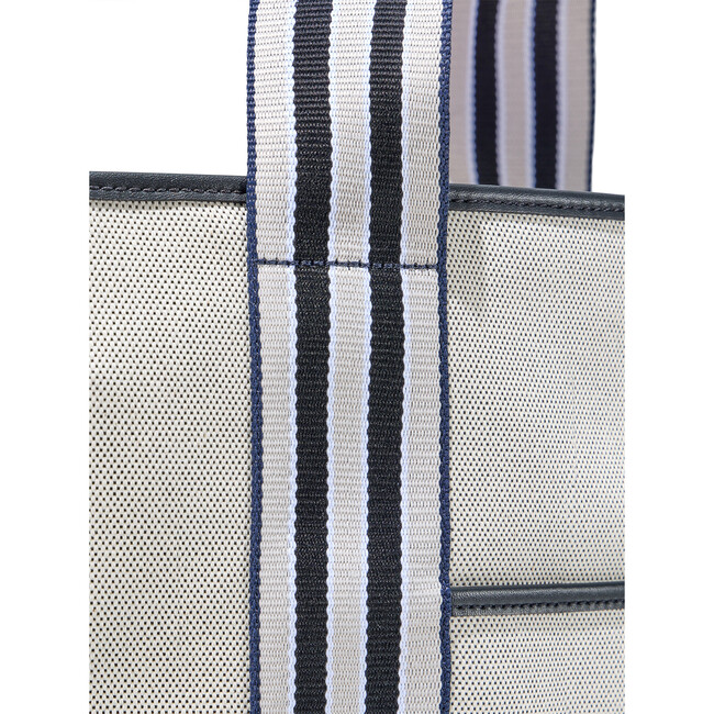 Monogrammable Cabana Tote, Domino - Bags - 6