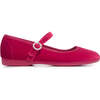 Holiday Velvet Mary Janes, Pink - Mary Janes - 1 - thumbnail