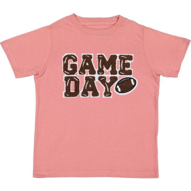 Game Day Patch Short Sleeve T-Shirt, Dusty Rose