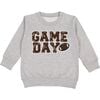 Game Day Patch Sweatshirt, Grey - Sweatshirts - 1 - thumbnail