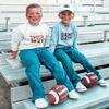 Game Day Patch Sweatshirt, Grey - Sweatshirts - 4