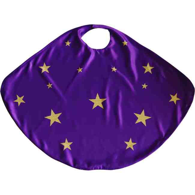 Superhero Star Cape + Mask Set, Purple - Costumes - 3