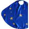 Superhero Star Cape + Mask Set, Blue - Costumes - 6