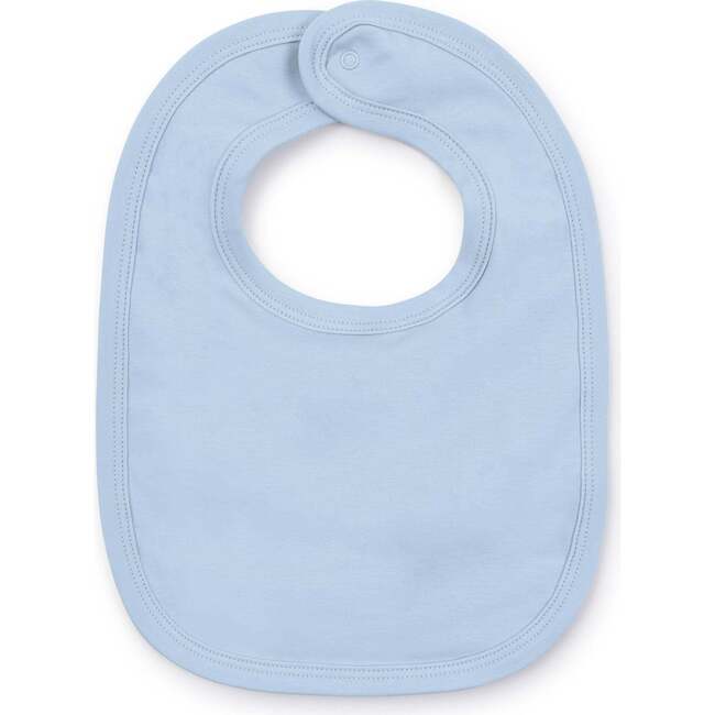 Plain Edge Bib, Light Blue - Bibs - 1