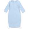 George Pima Cotton Daygown, Light Blue - Pajamas - 1 - thumbnail