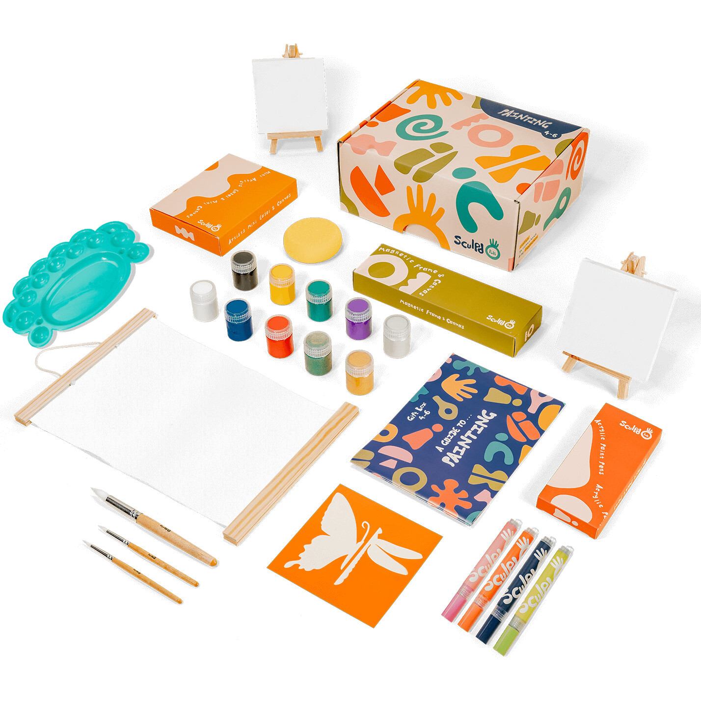Sculpd Kids Canvas Painting Kit - Arts & Crafts - 1