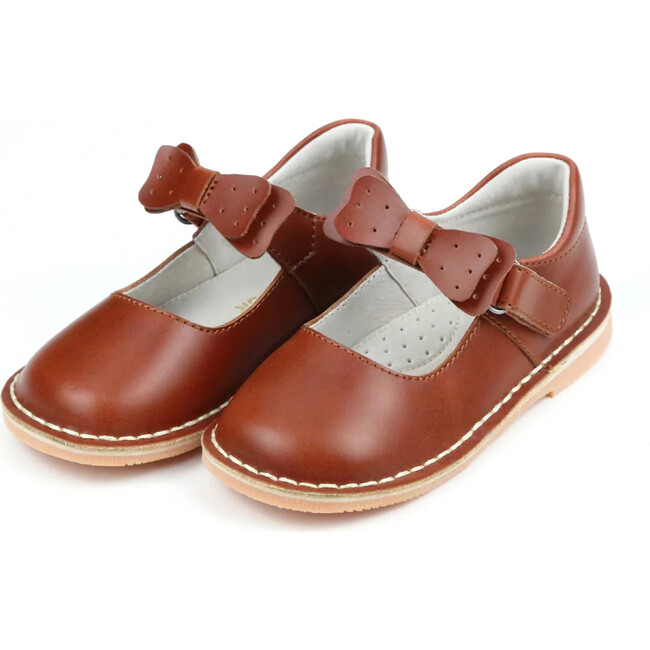 Iris Bow Strap Mary Jane, Cognac