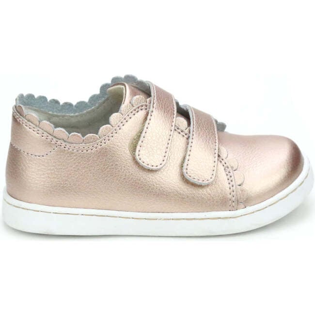 Caroline Scalloped Sneaker, Rosegold - Sneakers - 3