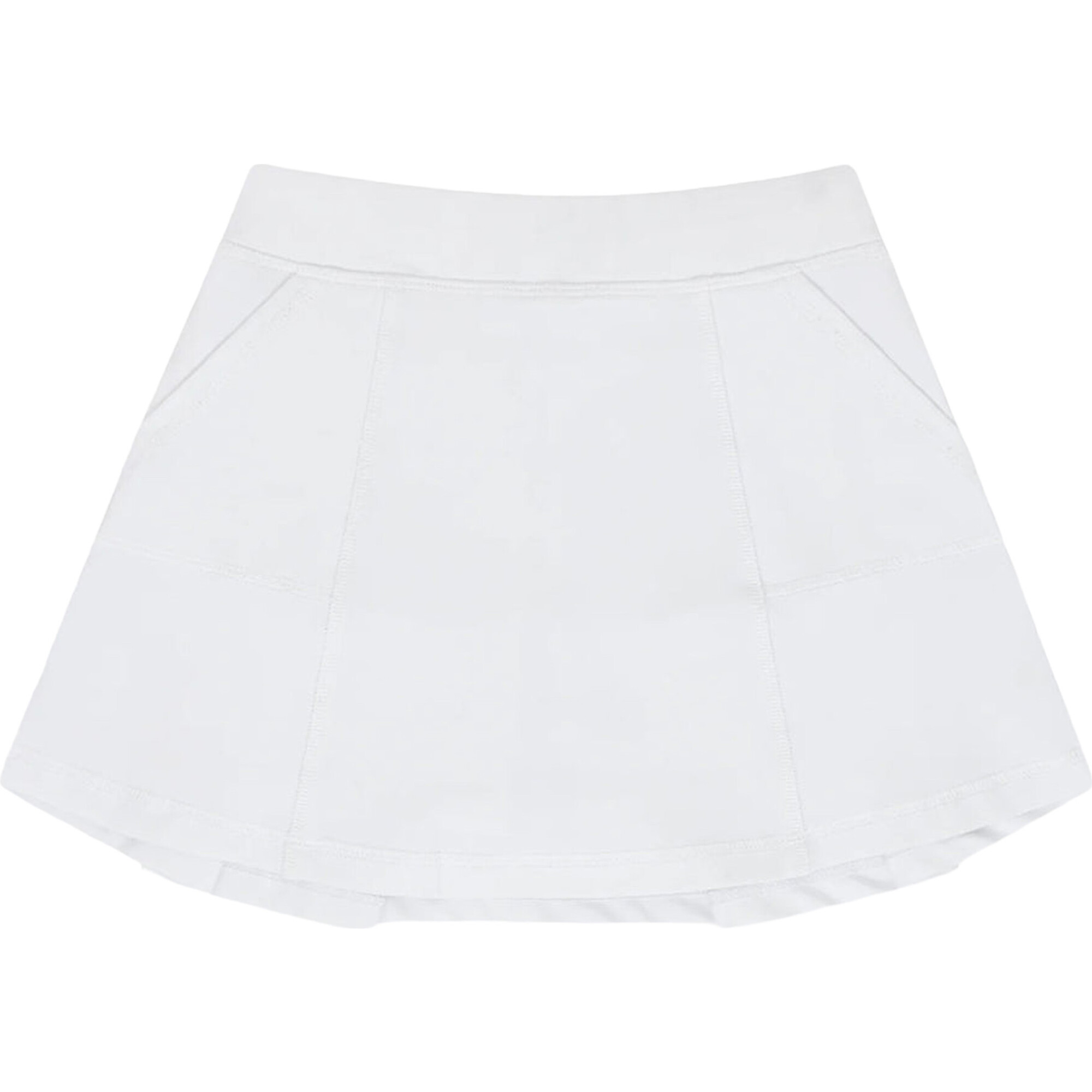 Sport UPF40 Back Pleat Skort, White - Skirts - 1