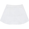 Sport UPF40 Back Pleat Skort, White - Skirts - 1 - thumbnail