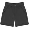 Sport Logo Button UPF40 Pull-On Short, Black - Shorts - 1 - thumbnail