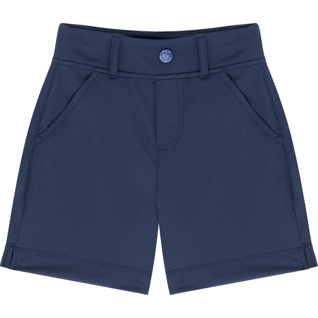 Sport Logo Button UPF40 Pull-On Short, Navy