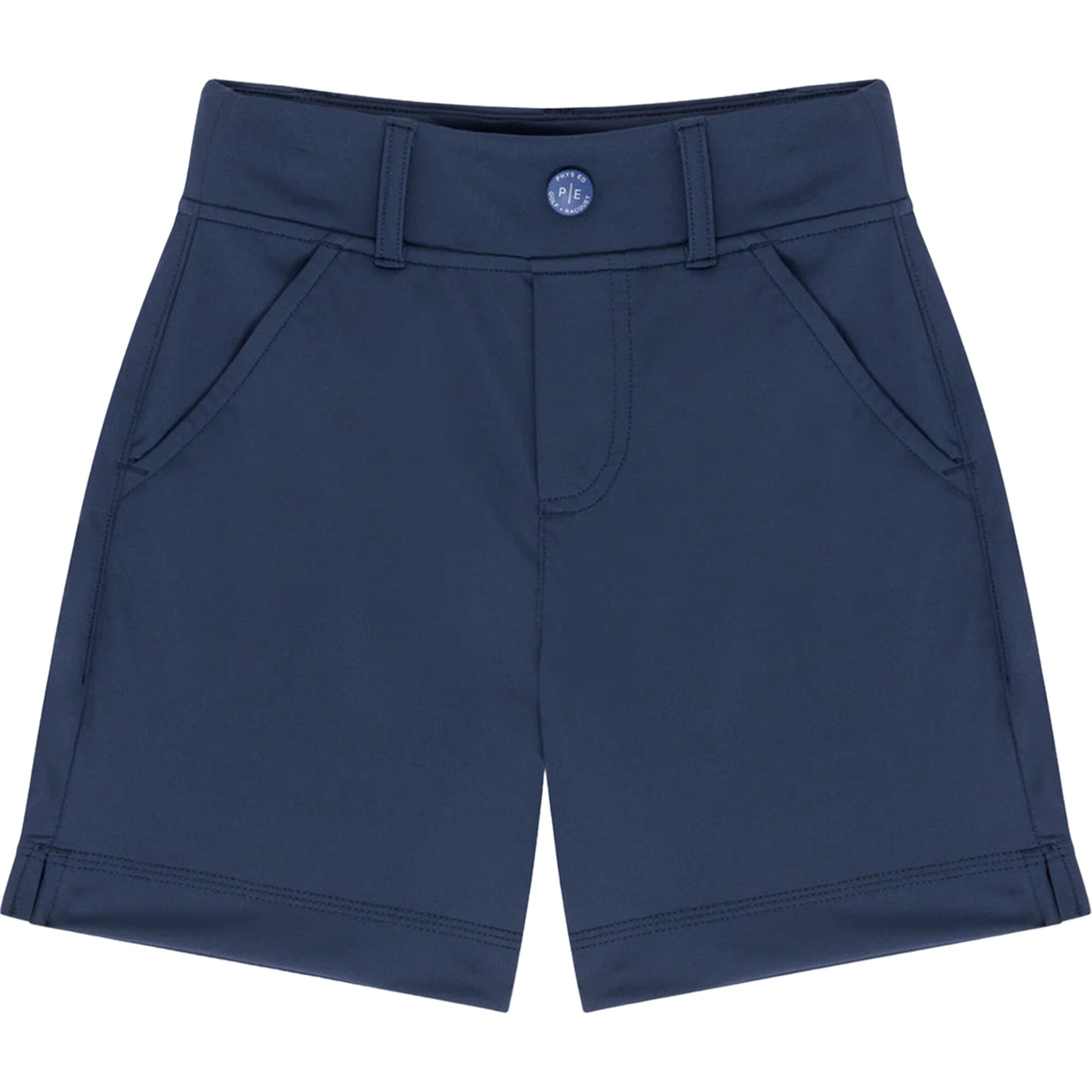 Sport Logo Button UPF40 Pull-On Short, Navy - Shorts - 1