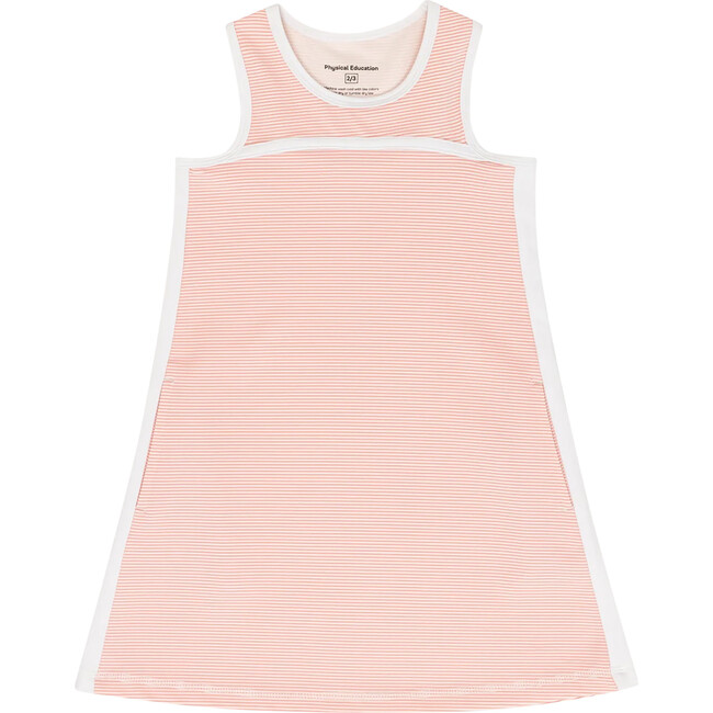 Play All Day Striped Sleeveless Dress, Pink