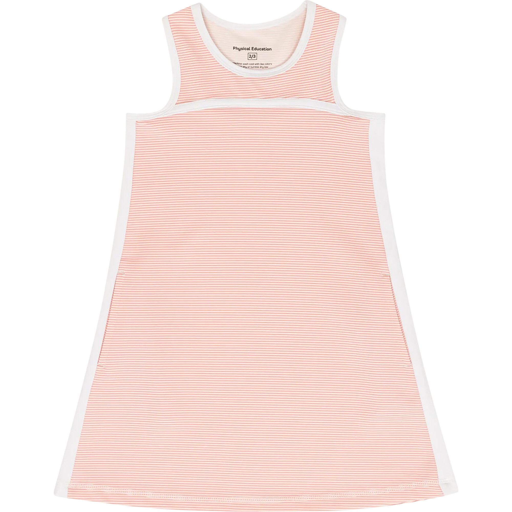 Play All Day Striped Sleeveless Dress, Pink - Dresses - 1
