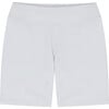 Bike Elastic Waist Short, White - Shorts - 1 - thumbnail