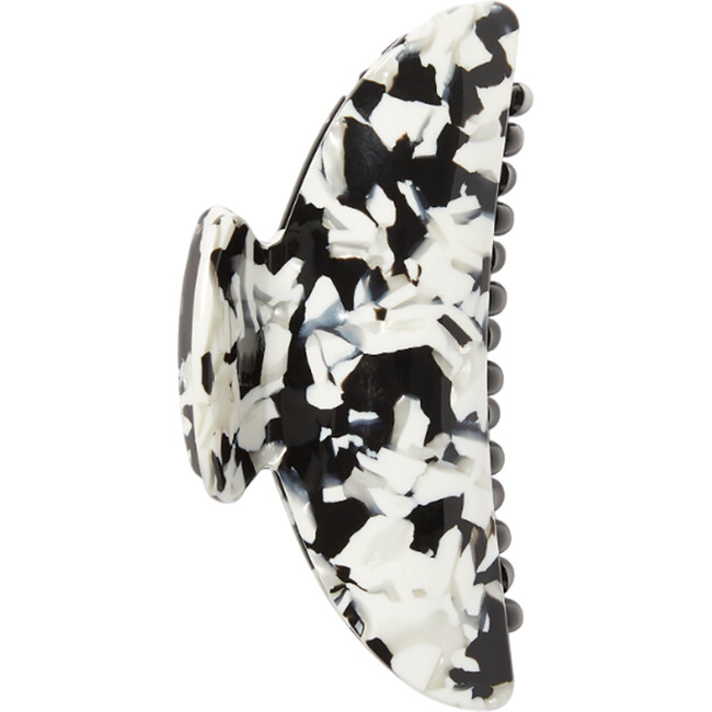 Midi Heirloom Handcrafted Hair Claw Clip, Noir