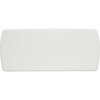 Jumbo Handcrafted Spring Clasp Box Barrette, White Matte - Hair Accessories - 1 - thumbnail