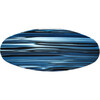 Jumbo Handcrafted Oversized Oval Barrette, Indigo - Hair Accessories - 1 - thumbnail