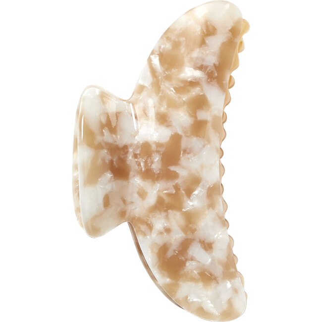 Grande Heirloom Handcrafted Claw Clip, Taupe Shell