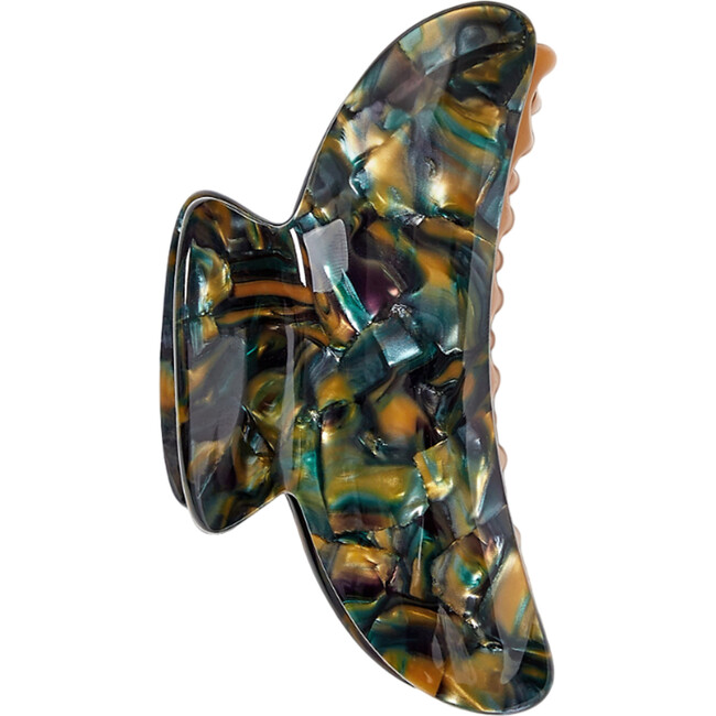 Grande Heirloom Handcrafted Claw Clip, Green Tortoise