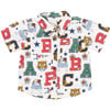 Boys Jack Short Sleeve Collared Shirt, Varsity Letters - Shirts - 1 - thumbnail