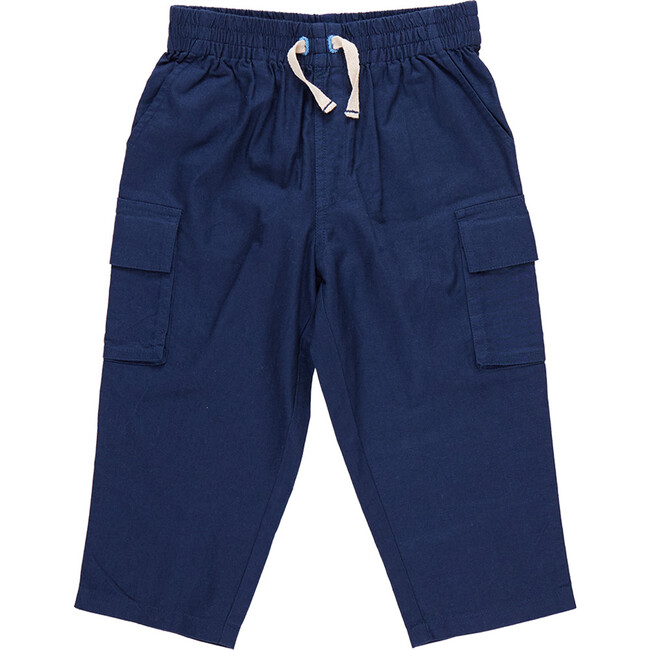 Boys Elastic Waist Pull-On Pant, Navy