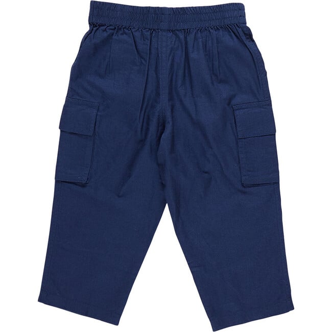 Boys Elastic Waist Pull-On Pant, Navy - Pants - 6