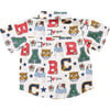 Boys Jack Short Sleeve Collared Shirt, Varsity Letters - Shirts - 6