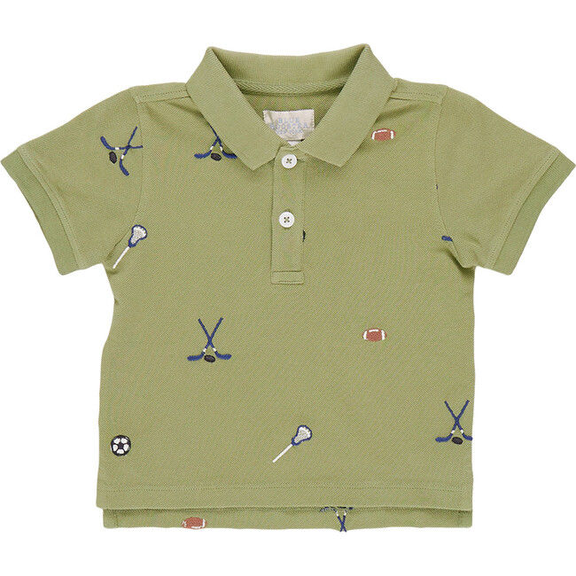 Boys Alec Embroidered Short Sleeve Shirt, Sports