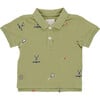 Boys Alec Embroidered Short Sleeve Shirt, Sports - Shirts - 1 - thumbnail