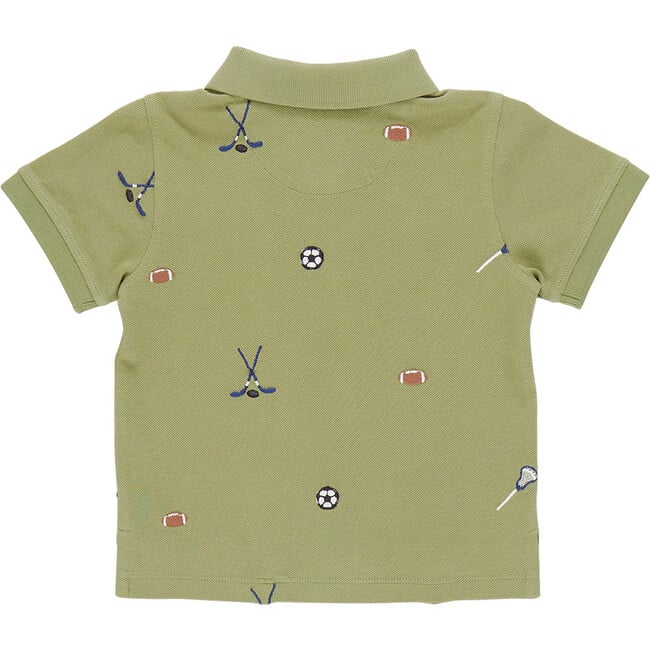 Boys Alec Embroidered Short Sleeve Shirt, Sports - Shirts - 6