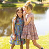 Jennifer Ruffle Neck Short Sleeve Dress, Bows On Bows - Dresses - 4