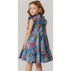 Jennifer Ruffle Neck Short Sleeve Dress, Bows On Bows - Dresses - 5
