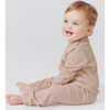 Baby's Cordy Long Sleeve Top & Elastic Waist Pant Set, Beige - Loungewear - 2