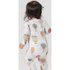 Baby's Bamboo Long Sleeve Zipper Romper, Hot Air Balloons - Rompers - 3