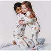 Bamboo Long Sleeve Top & Elastic Waist Pajama Set, Hot Air Balloons - Pajamas - 4